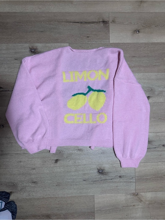 Sweaters - Limoncello Graphic Knit Crewneck Sweater